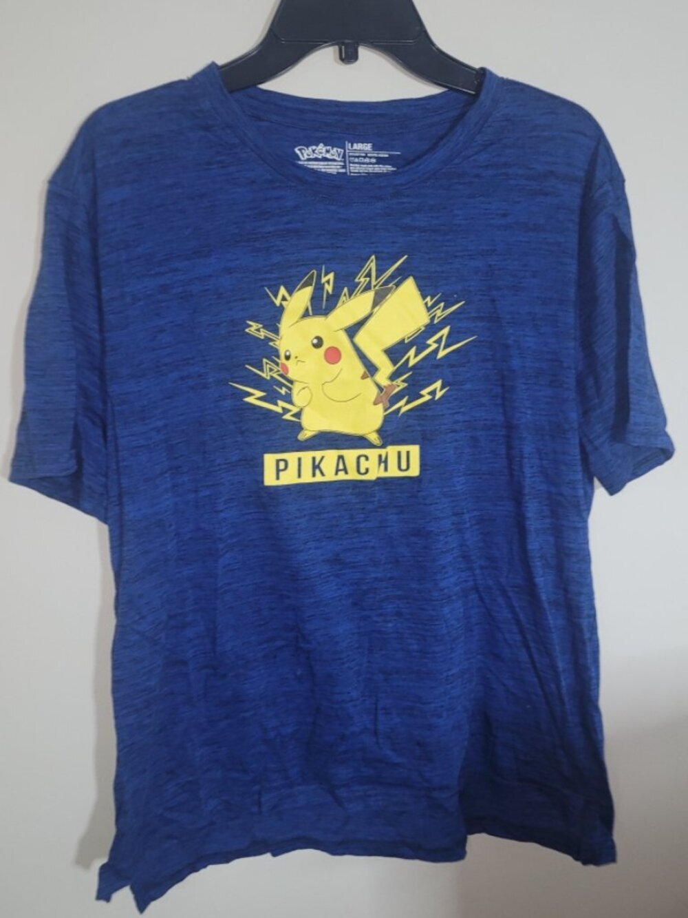 Pokemon Large Blue Pikachu Shirt